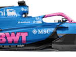 Alpine F1 Car No Background